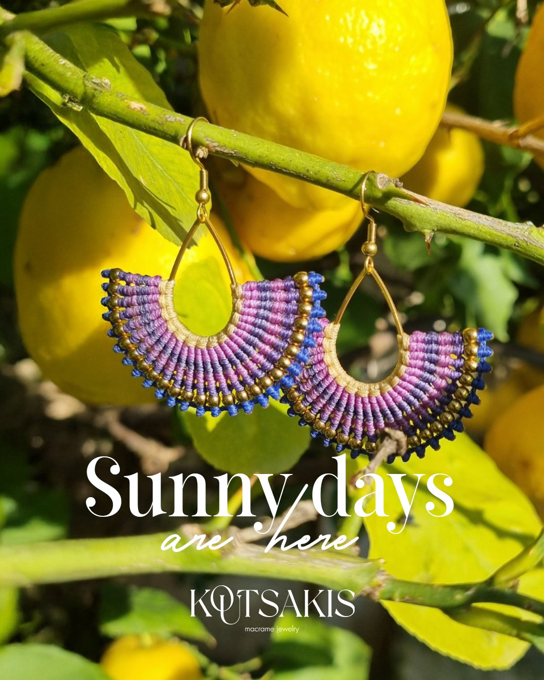 We live for those days! ☀️🧡 Link in bio
#macramekoutsakis #handmadejewellery #macrame #martakia #march
