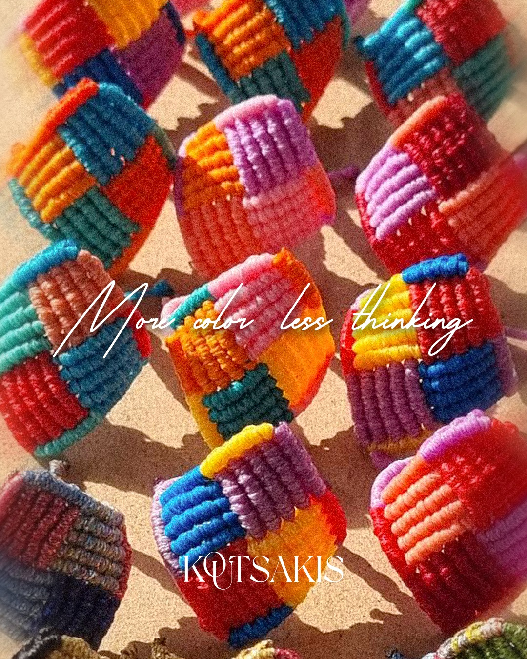 All you need is L.. Color! 🤩​🧡 Link in bio#macramekoutsakis #handmadejewellery #macrame #martakia #march​