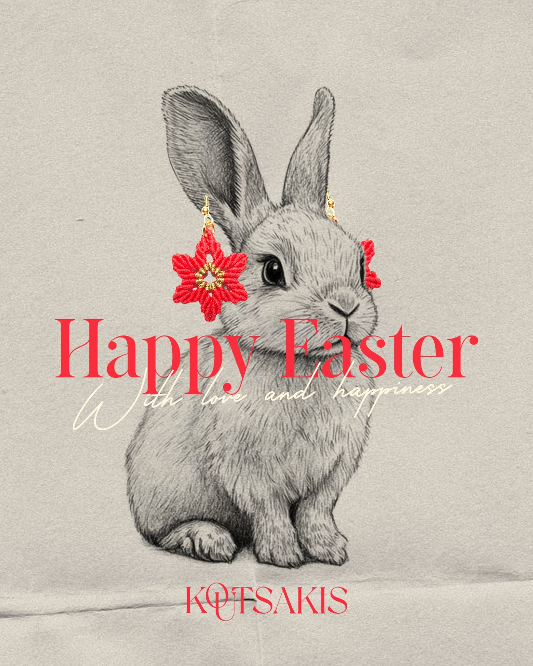 Ευχές για ένα όμορφο Πάσχα, γεμάτο χαμόγελα και όμορφες στιγμές!​🧡 Link in bio ​
​
#macramekoutsakis #handmadejewellery #macrame #martakia #march