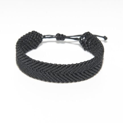 ανδρικο βραχιολι macrame AMARI μαυρο