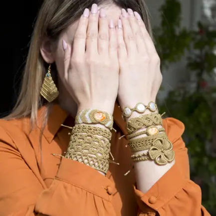 βραχιολια macrame MAWETE-TAFUI ΧΡΥΣΑ 2