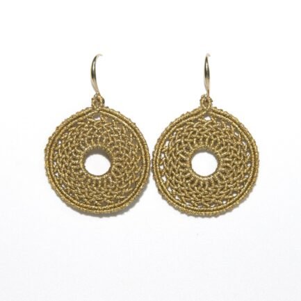 ΣΚΟΥΛΑΡΙΚΙΑ MACRAME JAHIA ΧΡΥΣΟ