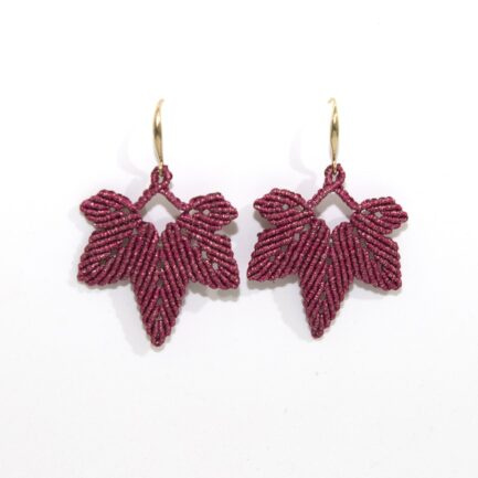 ΣΚΟΥΛΑΡΙΚΙΑ MACRAME FISSEHA ΦΟΥΞΙΑ ΜΕΤΑΛΙΖΕ