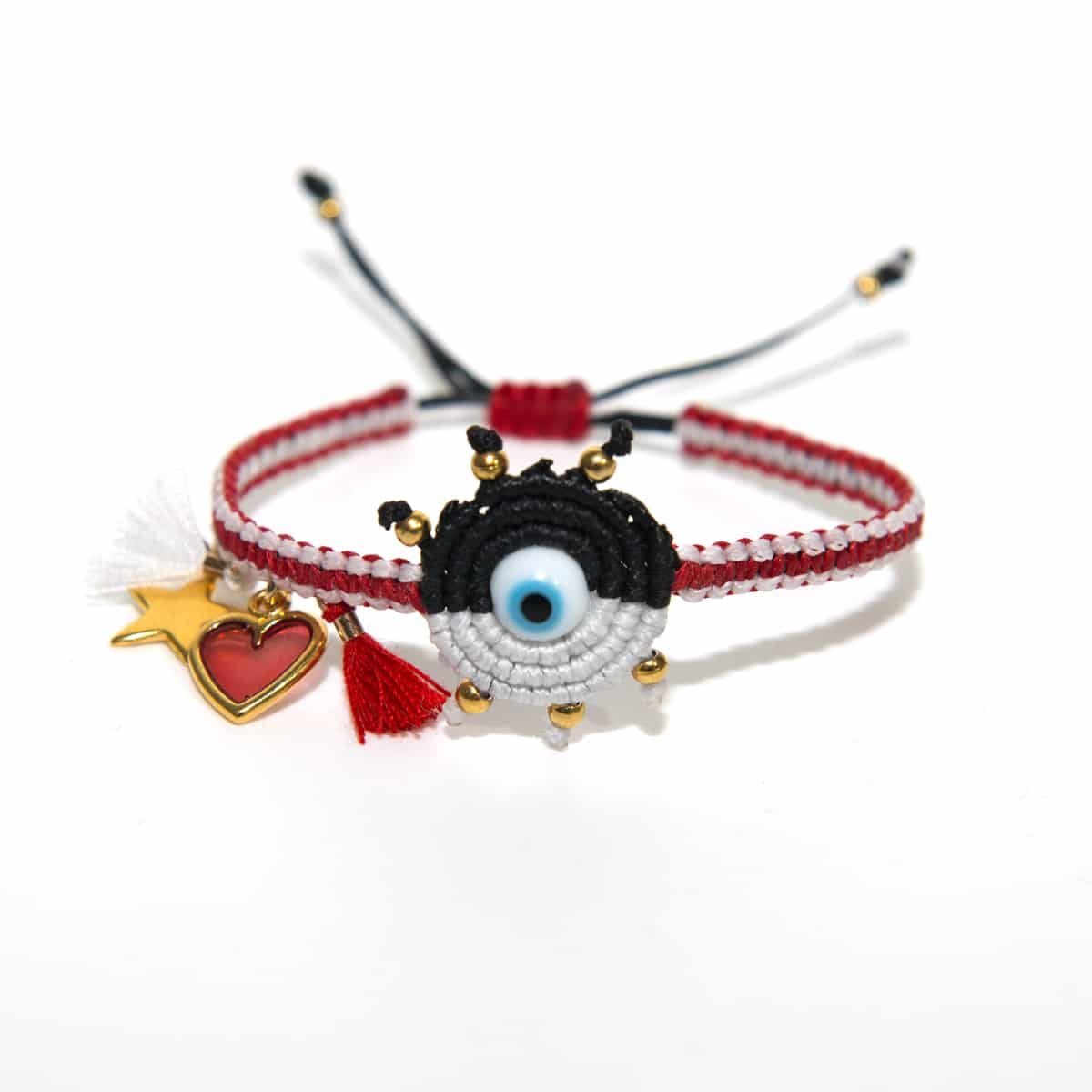 ΒΡΑΧΙΟΛΙ MACRAME ΜΑΡΤΑΚΙ NEFERTARI ΑΣΠΡΟ ΜΑΥΡΟ ΒΡΑΧΙΟΛΙ MACRAME ΜΑΡΤΑΚΙ NEFERTARI ΑΣΠΡΟ ΜΑΥΡΟ