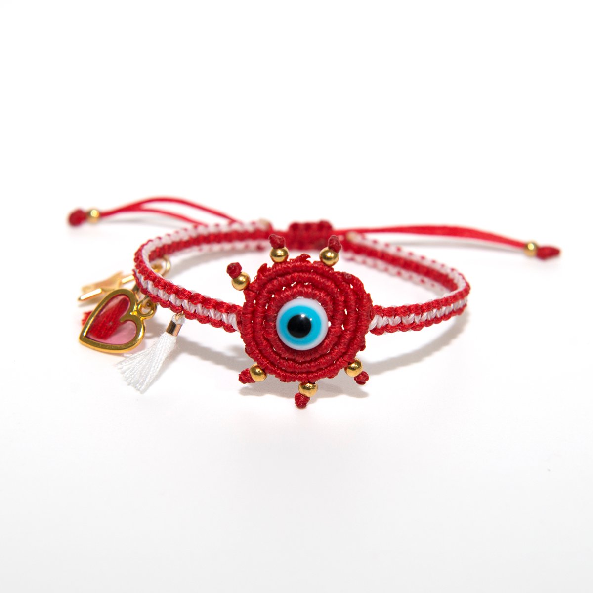 ΒΡΑΧΙΟΛΙ MACRAME ΜΑΡΤΑΚΙ NEFERTARI ΚΟΚΚΙΝΟ ΑΣΠΡΟ ΒΡΑΧΙΟΛΙ MACRAME ΜΑΡΤΑΚΙ NEFERTARI ΚΟΚΚΙΝΟ ΑΣΠΡΟ