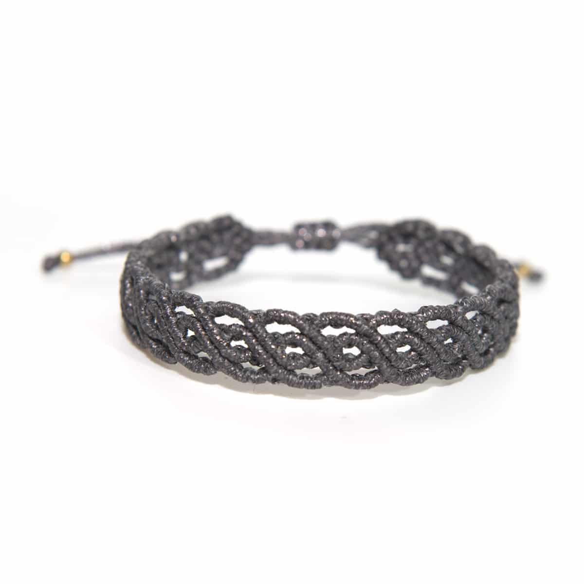 ΒΡΑΧΙΟΛΙ MACRAME ANOLA ΠΟΝΤΙΚΙ ΜΕΤΑΛΙΖΕ ΒΡΑΧΙΟΛΙ MACRAME ANOLA ΠΟΝΤΙΚΙ ΜΕΤΑΛΙΖΕ