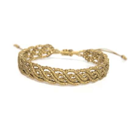 ΒΡΑΧΙΟΛΙ MACRAME ANOLA ΧΡΥΣΟ