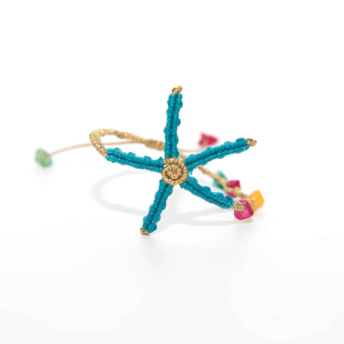 ΒΡΑΧΙΟΛΙ MACRAME ΑΣΤΕΡΙΑΣ ΤΙΡΚΟΥΑΖ ΒΡΑΧΙΟΛΙ MACRAME ΑΣΤΕΡΙΑΣ ΤΙΡΚΟΥΑΖ