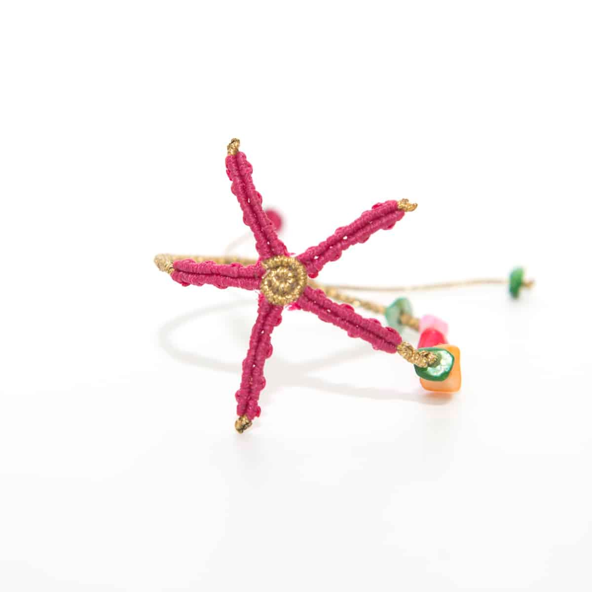 ΒΡΑΧΙΟΛΙ MACRAME ΑΣΤΕΡΙΑΣ ΦΟΥΞΙΑ ΒΡΑΧΙΟΛΙ MACRAME ΑΣΤΕΡΙΑΣ ΦΟΥΞΙΑ