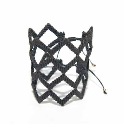 ΒΡΑΧΙΟΛΙ MACRAME ASSIRENI ΜΑΥΡΟ