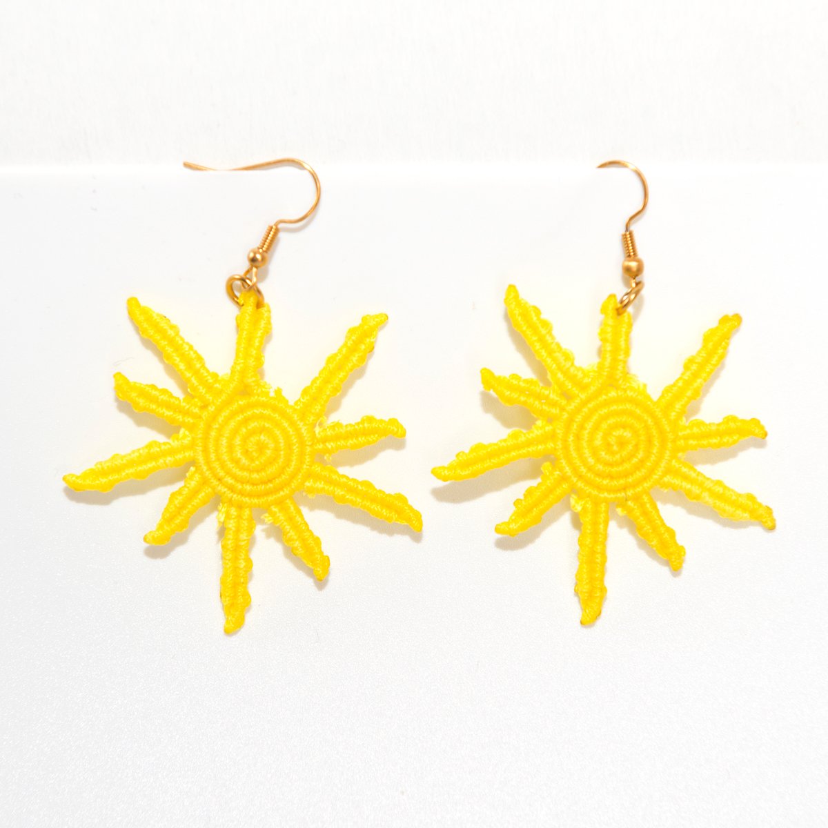 ΣΚΟΥΛΑΡΙΚΙΑ MACRAME SUN ΚΙΤΡΙΝΟ