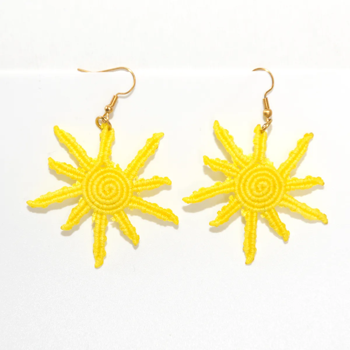 ΣΚΟΥΛΑΡΙΚΙΑ MACRAME SUN ΚΙΤΡΙΝΟ