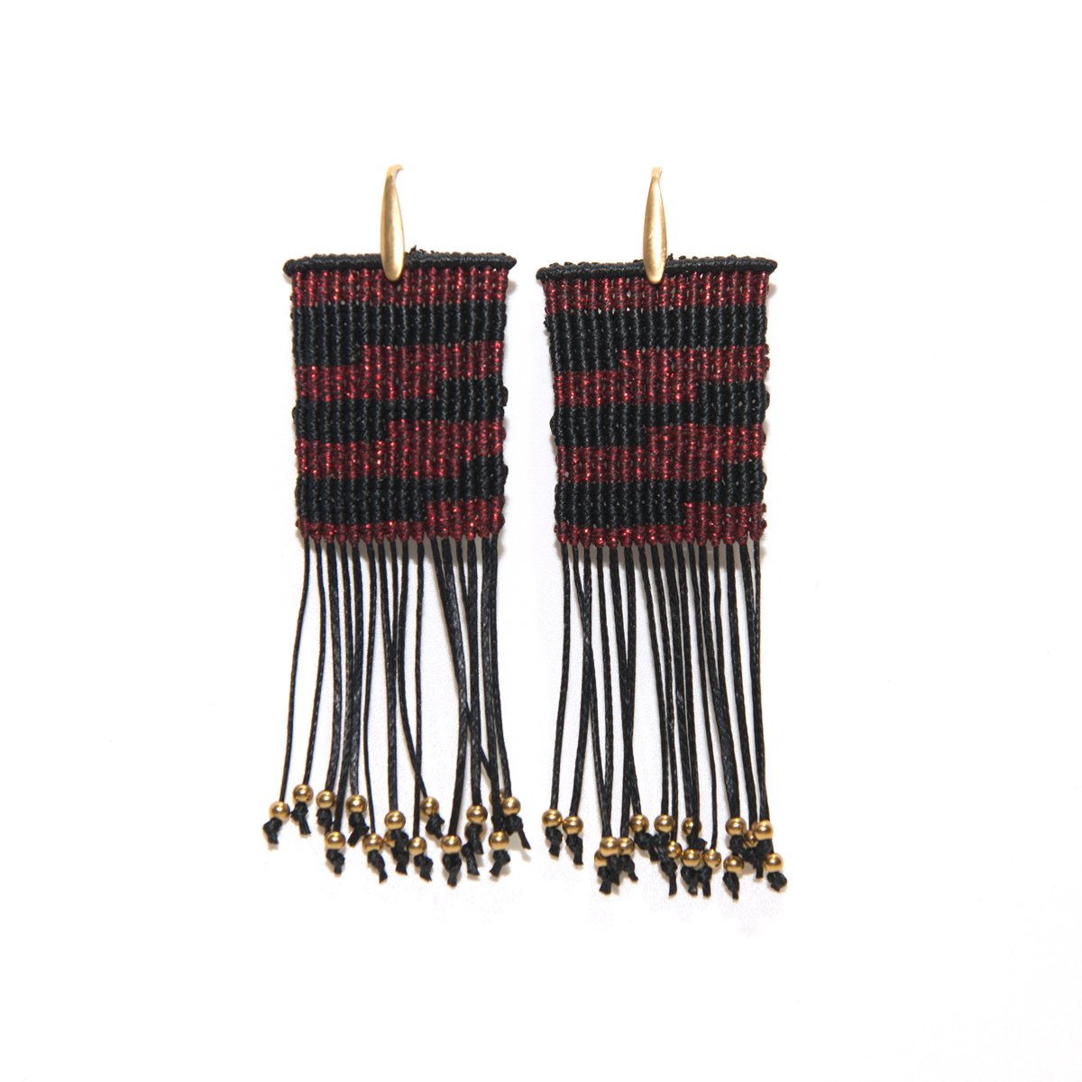 ΣΚΟΥΛΑΡΙΚΙΑ MACRAME ADETOUN ΚΟΚΚΙΝΟ ΜΕΤΑΛΙΖΕ ΜΑΥΡΟ ΣΚΟΥΛΑΡΙΚΙΑ MACRAME ADETOUN ΚΟΚΚΙΝΟ ΜΕΤΑΛΙΖΕ ΜΑΥΡΟ